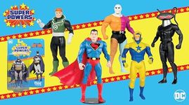 DC Super Powers - 4.5 in Action Figure Full Set - 6 Figures - McFarlane Toys