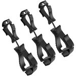 3pcs Glove Grabber Clip Holder work Safety Clip Glove Keeper, Guard Labor Worker Glasses Helmets Hanger Clamp Grabber Catcher(Black)