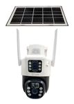E bom Solar 4G Sim Security Camera, Dual Lens 4+4MP CCTV,360 Degree Rotation,2 Way Talk,Night Vision Waterproof Outdoor Camera