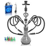 Hookah Complete Set with 4 hose, 22