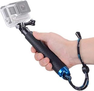 Vicdozia 19'' Waterproof Hand Grip Adjustable Extension Selfie Stick Handheld Monopod Compatible with GoPro Hero(2018) Hero 10 9 8 7 6 5 4 3+ 3 2 1, AKASO, SJCAM SJ4000 More Action Cameras