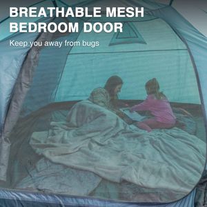 Portal 4-Man Dome Tent with Porch – Waterproof Camping Shelter, Sewn-In Groundsheet