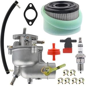 Aulavik 390323 Carburetor with Air Filter Fuel Hose Shut Off Valve for Briggs & Stratton 390323 394228 299169 7 8 9 HP Horizontal Engine Motor Generator Tiller Mower Carb Toro Snowblower 293950 394514