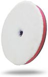 Maxshine Microfiber 6” Polishing Foam Pad for Finishing – Hook and Loop, for DA and Rotary Polishers, Ultra-Soft Microfiber pad