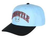 Bioworld Pokemon Adult Squirtle 007 Embroidered Precurve Snapback Hat for Men and Women, Squirtle, One Size