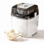 HOMEBASIC 1.5L Digital Ice Cream Maker Machine with Timer, Automatic Frozen Yogurt Sorbet Maker, Pre-Freeze Bowl, Compact Homemade Healthy Dessert Maker for Sorbet, Slush & Frozen Yoghurt (White)