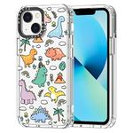 MOSNOVO Case for iPhone 13 - Clear Slim Shockproof TPU+PC, [ 6.6 ft Drop Protection/Anti Peel Off ] - Dinosaur Land