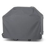 Unicook 50 Inch Grill Cover for Outdoor Grill, 2-3 Burner BBQ Grill Cover for 48 Inch Weber Charbroil Grills, Heavy Duty Waterproof Barbecue Gas Grill Cover, All Weather Fade Resistant, Grey