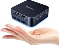 Blackview Mini PC Mini Computer MP80 Intel N5095, 12GB RAM 256GB M.2 SSD, Mini Desktop Computers Micro PC Support 4K Triple Display/2.4/5G WiFi/Dual LAN/3 HDMI/3 USB Port