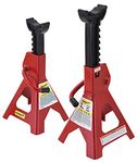 KEEAN 3 TON STEEL CAR JACK STAND with HEAVY DUTY SELF LOCKING RATCHET HANDLE (AUTOMOTIVE) (SET of 2 PIECES)