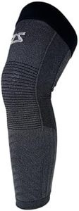 Zensah Full Leg Compression Sleeve - Long Full Length Support for Thigh, Knee, Calf for Men, Women, Running, Basketball, Football, Heather Grey, Medium