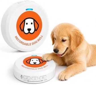 ChunHee Recordable Dog Doorbell – Train Your Dog with Your Own Voice, Puppy Potty Training Bell for Dogs to Go Outside, Touch Activated Dog Button with Potty & Outside Sounds