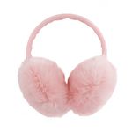 POXIMI Women Winter Earmuffs Girl Ski Adjustable Ear Covers for Cute Bow Ear Warmer Outdoor Earmuff Fleece Lining, C-pink, One Size