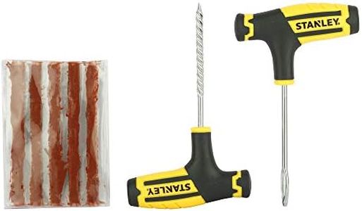 STANLEY STHT80891-0 Flat Tubeless Tyre Repair Kit for Cars and Bikes
