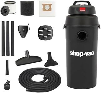 Shop-Vac 9522205 5 Gallon 5.5 Peak HP Hangup Wet/Dry Vacuum, 1.25 Inch Diameter x 18 Foot Hose, 6 Foot Cord, Wall Mount Included, Ideal for Garage, Workshop & Home