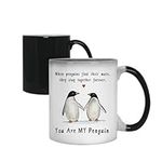 Giftme When Penguin Find Their Mate, They Stay Together Forever, Valentine's Day Gift, Colour Changing Mug, Magic Cup/Mug.