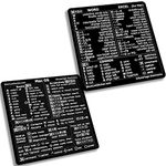 Synerlogic (1 set Mac OS (M/Intel) + Word/Excel (for Mac) Quick Reference Keyboard Shortcut Stickers - for MacBook Air/Pro/iMac/Mac/Mini (Black, 1 Set)