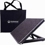 NISDOKR Calf Stretcher Slant Board, Adjustable Ankle Incline Board, Professional Steel Stretch Board for Calf Stretching, Flexibility, Strength & Squats - Max. Load 500lbs