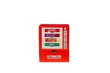 Lip Smacker Coca-Cola Collection, Coca-Cola, Coca-Cola Cherry, Coca-Cola Vanilla and Sprite Flavoured Lip Balms, Assorted Authentic Coca Cola-Flavoured Lip Balm, Gift Set in a Coke Vending Machine