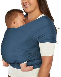 Ergobaby Baby Sling for Newborns from Birth up to 11.3 kg, Aura Mesh Sling wrap Made from Recycled Polyester and Elastane, Elasticated and Breathable, Unisex Sling wrap, Twilight Navy