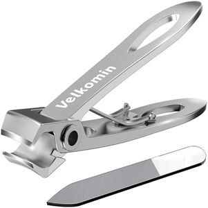 VELKOMIN Nail Clippers for Men Thick Nails- Wide Jaw Jaws, 3.34 Inch Long Handles Large Fingernail Toe Nail Clippers Cutters Trimmers for Men Women Seniors, 18-Month Replacement Warranty