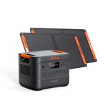 Jackery HomePower 3000 Portable Power Station with 2x 100W Solar Panels, 3600W (Surge 7200W) Output, 3072Wh LFP Battery Solar Generator, Essential Backup for Home Use, Power Outage, RV, Emergencies