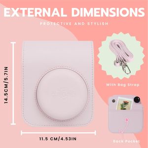 Clikoze Fujifilm Instax Mini 12 Camera Bundle – Pink
