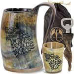 OLDEMPEROR Viking Drinking Horn Mug