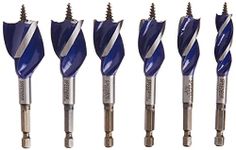 Irwin Tools IRWIN SPEEDBOR Drill Bit Set for Wood, 4-Inch, 6-Piece (1877239)