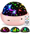 COOLNIGHT Unicorn Gifts for Girls,【93 Modes+Remote】 Sensory Lights, 3 Timer&3 Brightness Kids Night Light Projector,360° Rotate Star Projector,Unicorn Toys Gifts for 4 Year Old Girl,Girls Room Decor