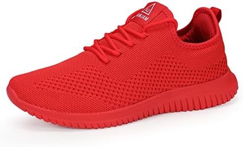 YDB Men's Running Shoes Ultra Lightweight Breathable Walking Shoes Non Slip Athletic Fashion Sneakers Mesh Workout Casual Sports Shoes, Allred015, 13, Allred015, 13