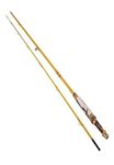 Eagle Claw Featherlight 5/6 Line Weight Fly Rod, 2 Piece (Yellow, 7-Feet)