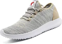 CAMVAVSR Men's Workout Shoes Fashion Running Sneakers Slip on Lightweight Soft Sole for Young Men Gold Size 6 Cross Flat Shoes