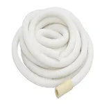 NEW WARE® 5 Meter PVC Washing Machine Semi Inlet Pipe - Extension, Hose, and Drain Pipe for Semi-Automatic Washing Machines (White) - Pack of 1