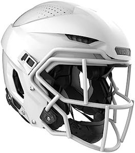 VICIS ZERO2 Trench Football Helmet, SO-212E-S Facemask Attached, White, X-Large