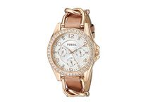 Fossil Riley Analog White & Beige Dial Women's Watch -ES3466