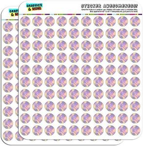 Flute Player Band Instrument Woodwind 1/2" (0.5") Planner Calendar Scrapbooking Crafting Stickers - Clear