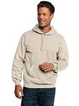 Fruit of the Loom Men's Eversoft Fleece Sweatshirts & Hoodies, Pullover-Khaki Heather, Large