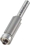 Trend Professional Bearing Guided Trimming Cutter, 1/4 Inch Shank, 12.7mm Cut Diameter, 25mm Cut, 1/2 Inch Bearing, Tungsten Carbide Tipped, T46/01X1/4TC