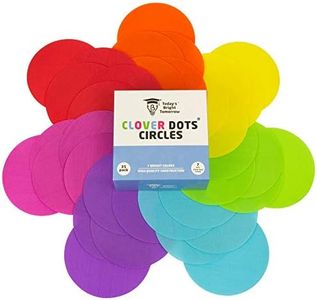 CarpetSpots, Large 7 inch Circles, 35 Pack, 7 Bright Colors, Durable & Sticky Sit Dots and Marker Spots for Teachers and Students to Promote Learning, Creativity and Organization