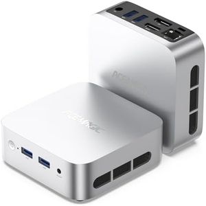 ACEMAGICIAN V1 Mini PC, Ιntel Twin Lake N150 16GB DDR4 512GB SSD Mini Desktop Computer, Doppio Display 4K UHD, Wi-Fi 5, BT4.2 per Ufficio, Multitasking e Home Entertainment