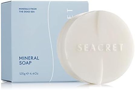 SEACRET Mineral Soap - All natural Body Soap, Soap Bar Enriched with Dead Sea Minerals 4.4 oz