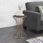 Accent Table With Metals