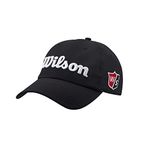 Wilson Men's Pro Tour Baseball Cap, Black/White, One Size UK