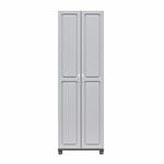 Systembuild Evolution Kendall 24" Utility Storage Cabinet, Grey