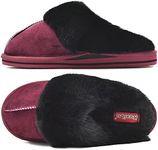 KuaiLu Womens Furry Shearling Slipp