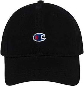 Champion Unisex Adult Ameritage Dad Adjustable Cap Headband, Dark Black, One Size US