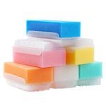 ZIZNBA 12PCS Baby Bath Time Sponge Brush- Body, Hair, and Scalp Cleaning - Gentle on Infant, Toddler Sensitive Skin - Great Sensory Feel.