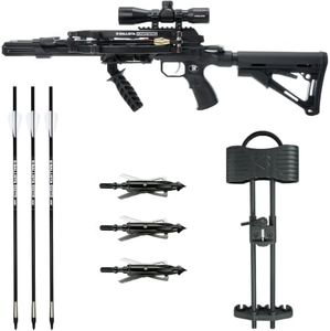 BALLISTA Hawkwing Crossbow Big Game Hunting Bundle, 500 FPS, 200 lb