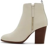 ALDO Women's Noemieflex Block Heel Ankle Boot, Other White, 11